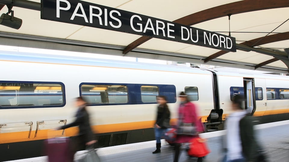 Arriving or Departing Paris by Train